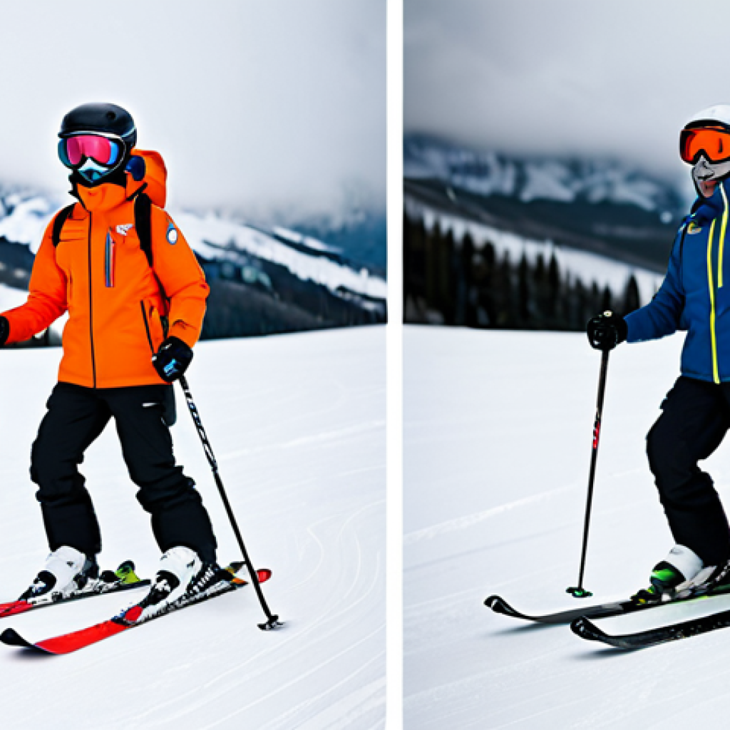 Okay, here are two image prompts for Stable Diffusion XL based on the provided ski instructor testimonial guide, focusing on safety and appropriate content: