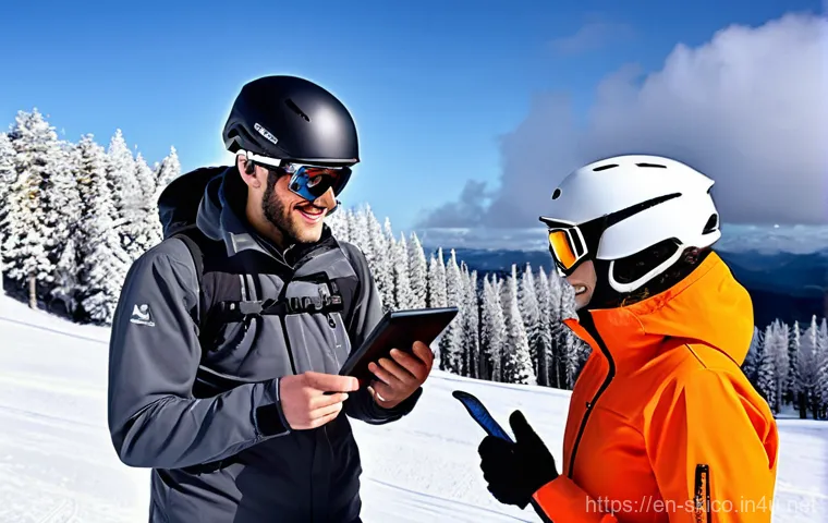 스키 강사의 동계 시즌 준비 - **Image Prompt: Expert Ski Instructor Reading Mountain Conditions**
A knowledgeable female ski i... 스키 강사의 동계 시즌 준비 - **Image Prompt: Expert Ski Instructor Reading Mountain Conditions**
A knowledgeable female ski i...
