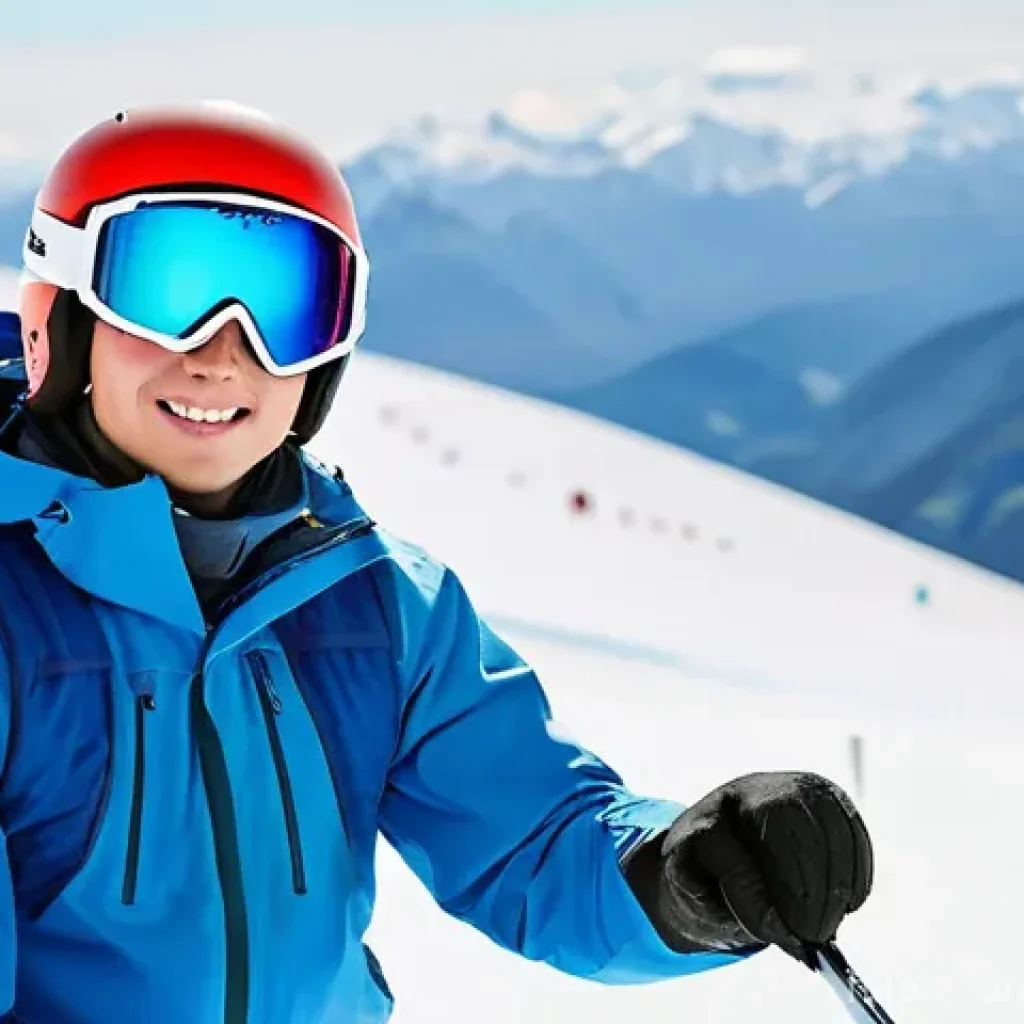 스키 강사의 개인 강습과 그룹 강습 차이 - **Prompt 1: The Breakthrough Moment on the Slopes**
"A close-up, dynamic shot of a young adult s...