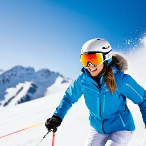 Home 31 스키 강사의 동기부여 유지 방법 - **"Mastering the Carve"**
A dynamic, action-shot image featuring a skilled female ski instructor...