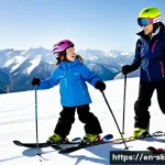 Home 17 스키 강사 자격증 취득 준비 방법 - **Prompt:** A cheerful female ski instructor, dressed in a professional, branded ski uniform featuri...