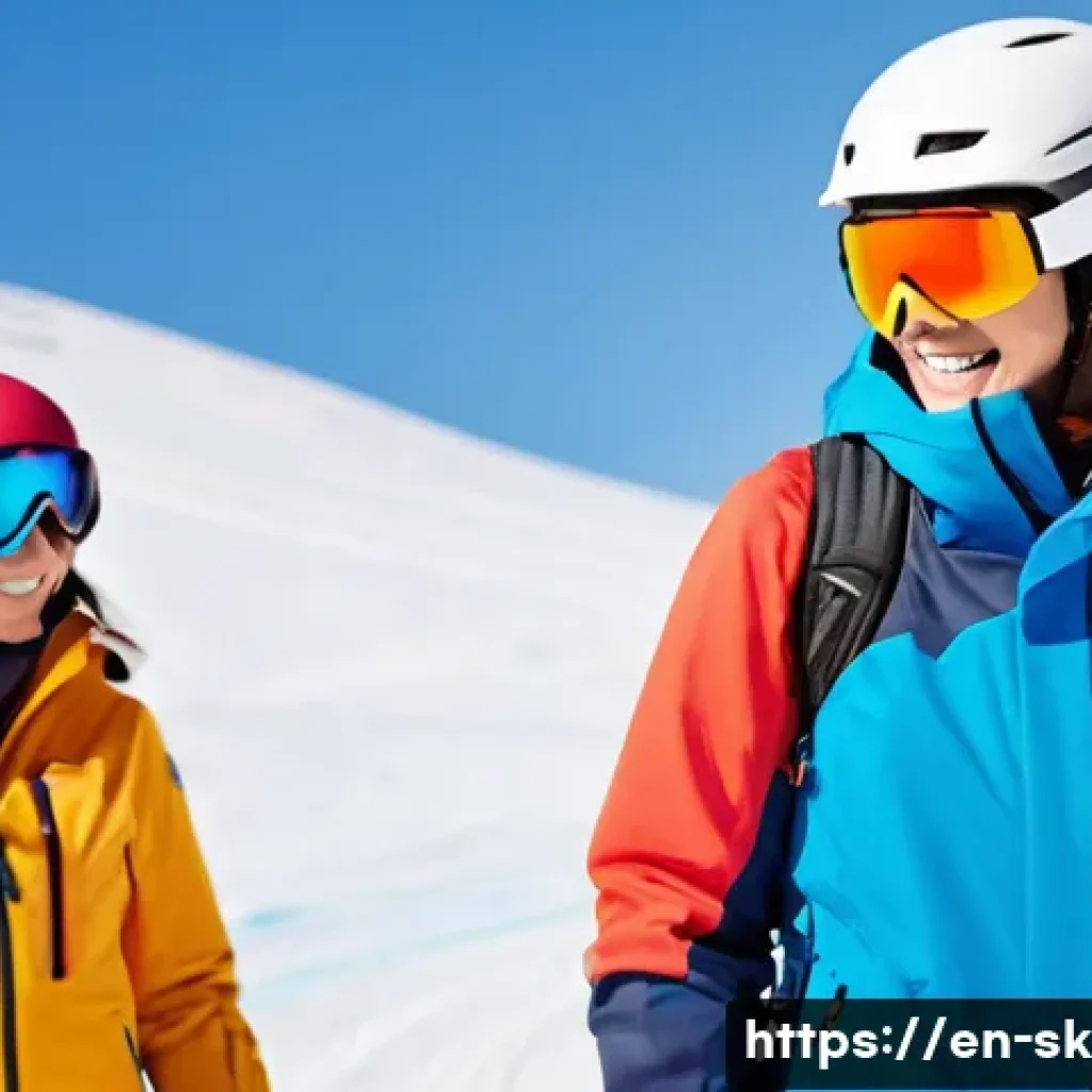 스키 강사의 고객 맞춤 전략 개발 - **Prompt:** A compassionate female ski instructor, approximately 35 years old, with a warm smile and...